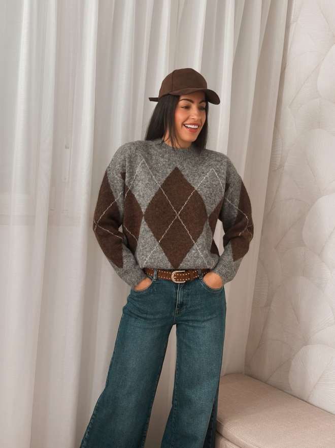 Comprar Jersey Rombo Marrón